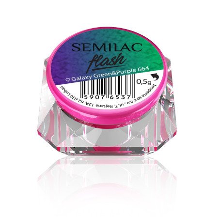 SemiFlash Galaxy Green & purple 664 - Akcia - len za 3.49 Eur | NechtovyRaj.sk - Všetko pre Vašu krásu