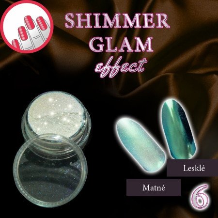 Pigmentový prášok Shimmer Glam effect 06