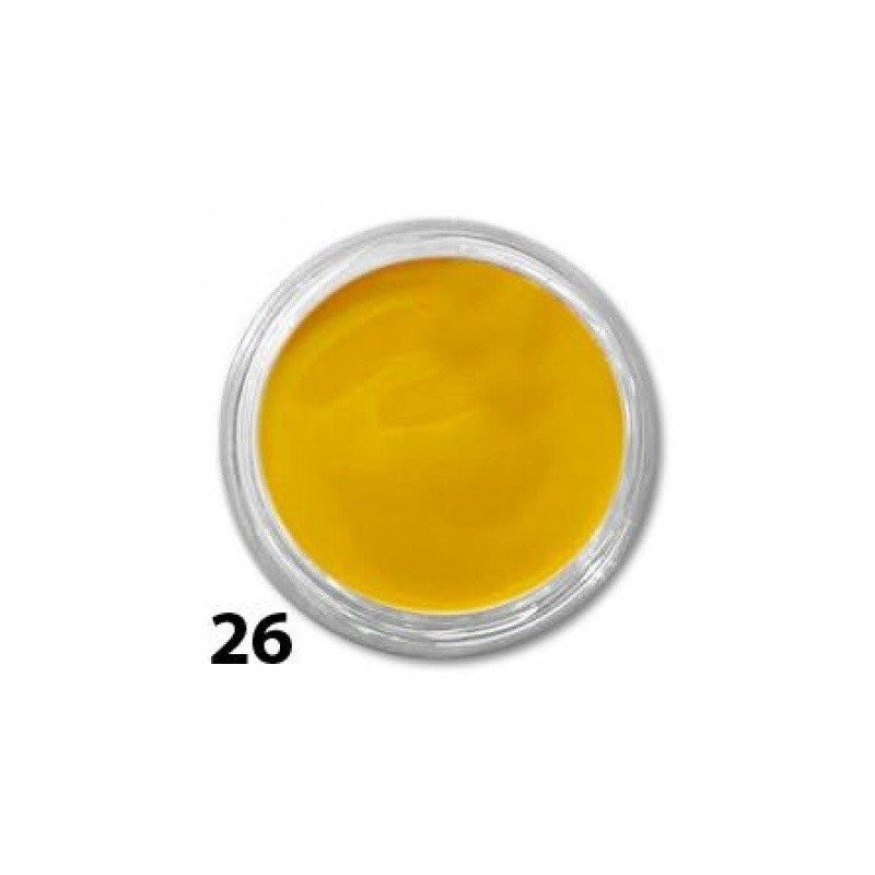 E-shop Akrylová farba na nechty č.26 10ml Žltá