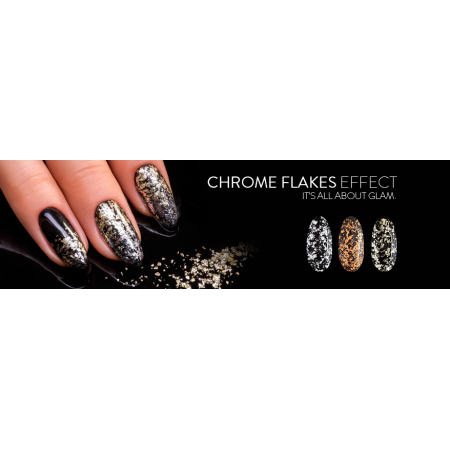 Chrome Flakes efekt NeoNail® strieborné - len za 4.99 Eur | NechtovyRaj.sk - Všetko pre Vašu krásu
