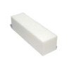 Biely leštiaci blok 240/240 je určený pre profesionálne použitie, vyrobený z vysoko kvalitných materiálov s nízkym oderom. Blok sa používa na zmatnenie nechtovej platničky pred stylingom  - pred aplikáciou gél laku, polygélu, ako aj pred gélovou a akrylovou metódou.