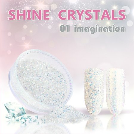Prášok na nechty Shine crystal effect 01 - Akcia - len za 1.9 Eur | NechtovyRaj.sk - Všetko pre Vašu krásu