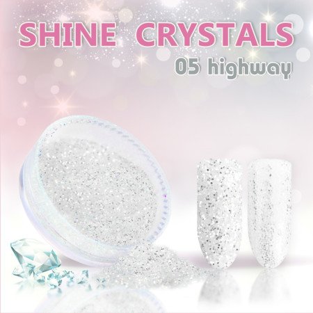 Prášok na nechty Shine crystal effect 05
