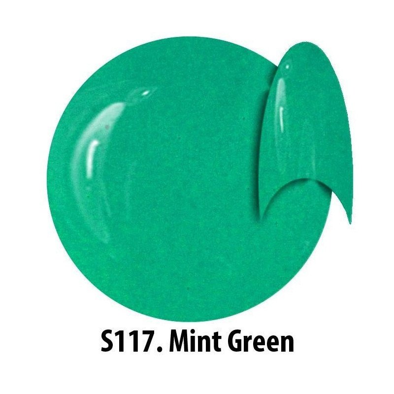 E-shop Farebný uv gél NTN S117 Mint Green 5g Zelená
