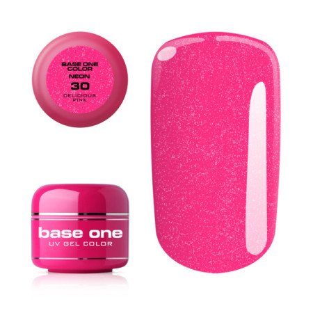 Silcare Base one neonový uv gél 30 Delicious Pink 5g - Akcia - len za 3.99 Eur | NechtovyRaj.sk - Všetko pre Vašu krásu
