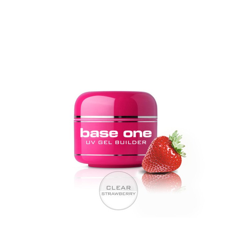 E-shop Base one UV gél Clear 50g - Strawberry Číra