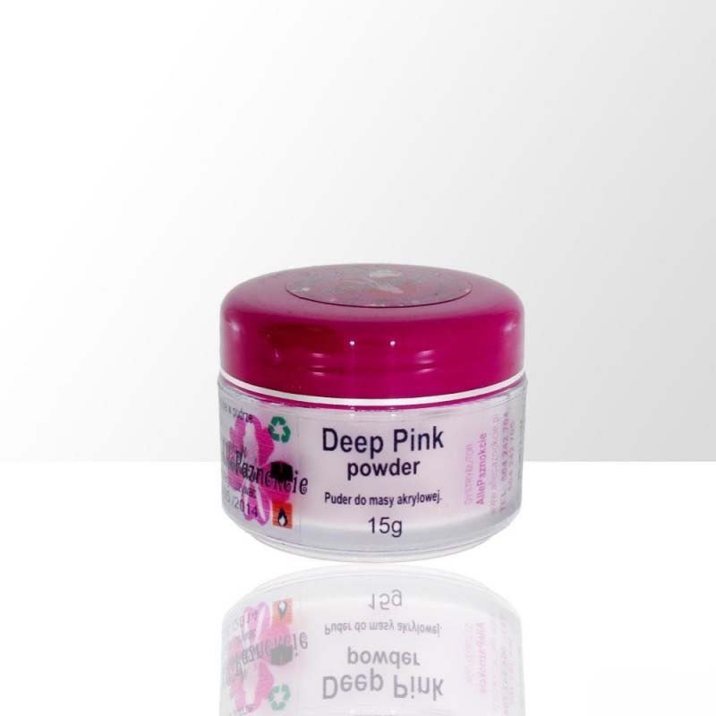E-shop Akrylový prášok deep pink 15 g Ružová