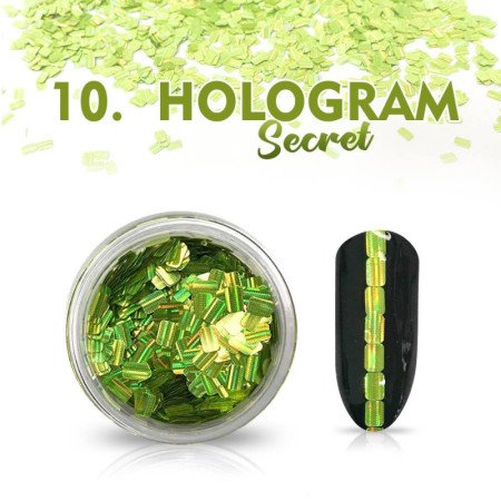 Hologram Secret 10 - zelené - Akcia - len za 0.96 Eur | NechtovyRaj.sk - Všetko pre Vašu krásu