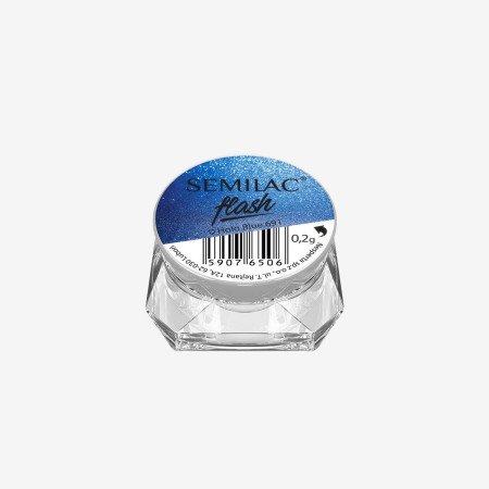 SemiFlash prášok na nechty Holo blue 691 - Akcia - len za 3.39 Eur | NechtovyRaj.sk - Všetko pre Vašu krásu