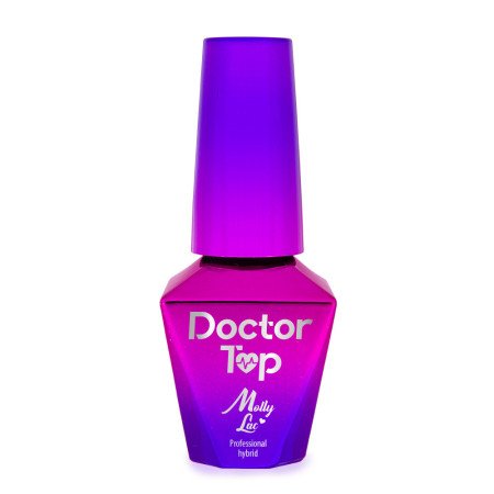 Molly Lac Doctor Top coat-bezvýpotkový 10 ml - Akcia - len za 7.9 Eur | NechtovyRaj.sk - Všetko pre Vašu krásu