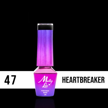 47. MOLLY LAC gél lak - Heartbreaker 5ML