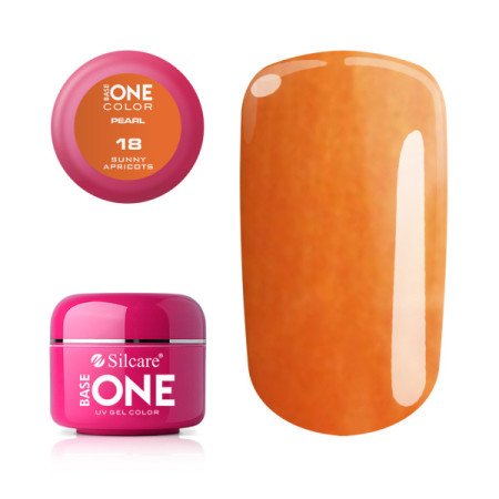 Perleťový uv gél 18 Sunny Apricots 5g Oranžová
