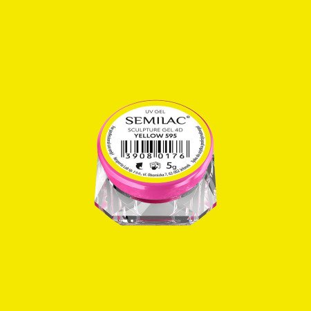 Semilac sculpture UV gél 4D Yellow 5 g - len za 2.49 Eur | NechtovyRaj.sk - Všetko pre Vašu krásu