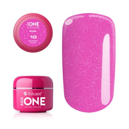 Silcare Base One Pixel UV gél 10 Barbie Pink 5 g