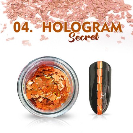 Hologram Secret 04 - medené - len za 1.2 Eur | NechtovyRaj.sk - Všetko pre Vašu krásu