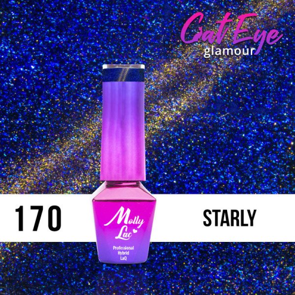 170. MOLLY LAC gél lak - Cat Eye Glamour Starly 5ml