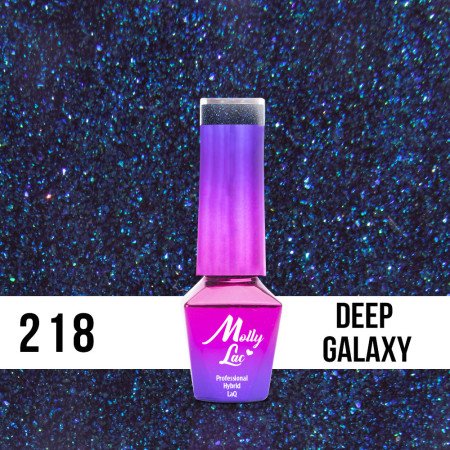218. MOLLY LAC gél lak - Deep Galaxy 5ml - len za 4.89 Eur | NechtovyRaj.sk - Všetko pre Vašu krásu