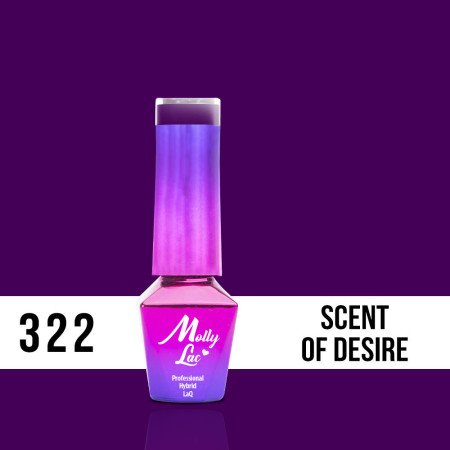 322. MOLLY LAC gél lak - Scent of Desire 5ml - len za 4.89 Eur | NechtovyRaj.sk - Všetko pre Vašu krásu