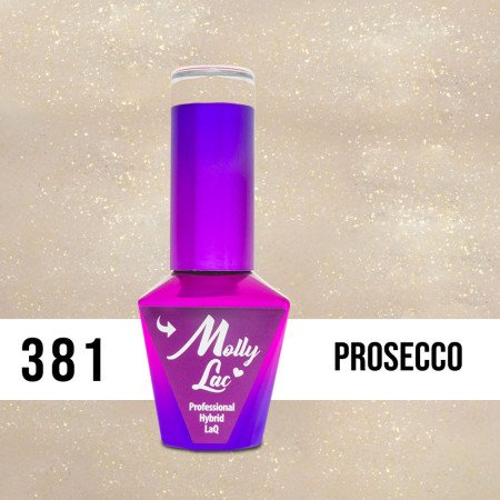 381. MOLLY LAC gél lak Prosecco 5ml - len za 4.89 Eur | NechtovyRaj.sk - Všetko pre Vašu krásu