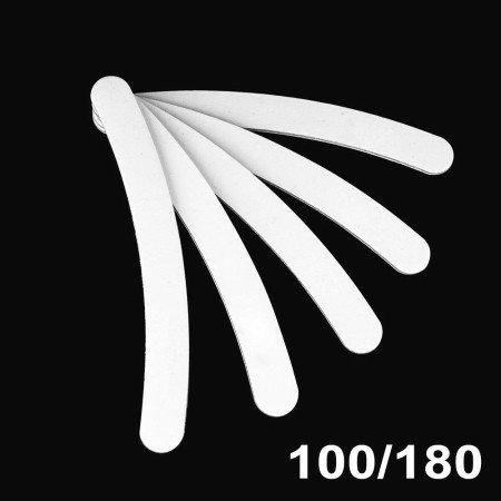 Pilník biely zaoblený 100/180