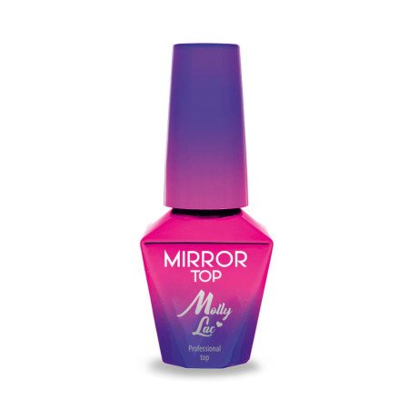 Molly Lac Mirror Top coat 10 ml - Akcia - len za 7.49 Eur | NechtovyRaj.sk - Všetko pre Vašu krásu