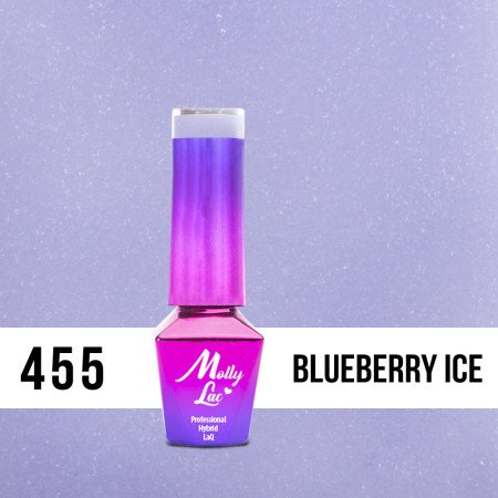 455. MOLLY LAC gél lak BonBons Blueberry ice 5ml - len za 4.89 Eur | NechtovyRaj.sk - Všetko pre Vašu krásu