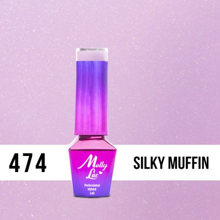 474. MOLLY LAC gél lak - Macarons Silky Muffin 5m - len za 4.89 Eur | NechtovyRaj.sk - Všetko pre Vašu krásu