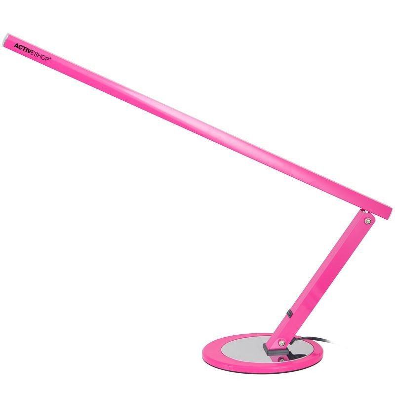 E-shop Profesionálna stolová lampa slim ružová 20W Ružová