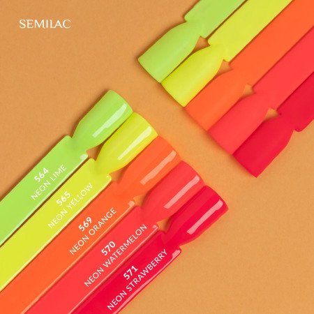 Semilac - gél lak 564 Neon Lime 7ml - Akcia - len za 9.9 Eur | NechtovyRaj.sk - Všetko pre Vašu krásu