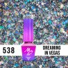 538 Dreaming in Vegas - Už ste niekedy snívali o veľkolepej holografickej manikúre? Ak je to tak, doprajte si kúsok luxusu s náznakom dekadencie