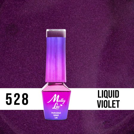 528. MOLLY LAC gél lak - Liquid Violet 5ML - len za 4.89 Eur | NechtovyRaj.sk - Všetko pre Vašu krásu