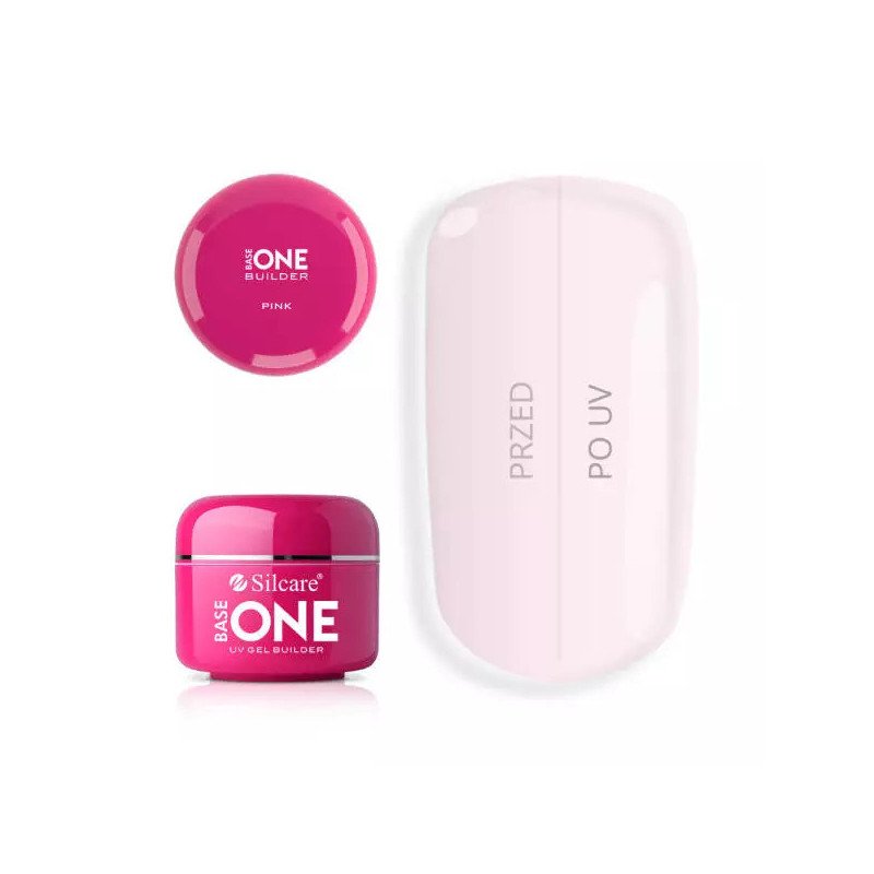 E-shop UV gél Base one Pink 100 g