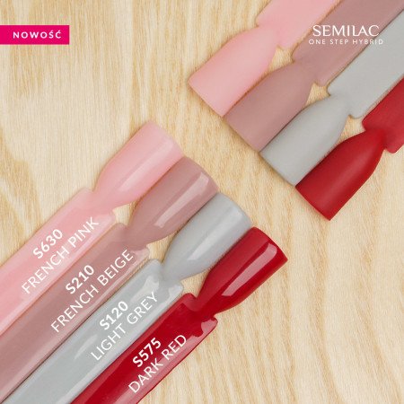 Semilac One Step gél lak S575 Dark Red - len za 13.9 Eur | NechtovyRaj.sk - Všetko pre Vašu krásu