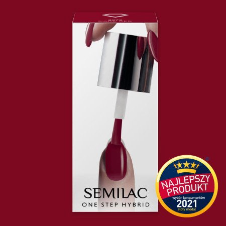 Semilac One Step gél lak S575 Dark Red - len za 13.9 Eur | NechtovyRaj.sk - Všetko pre Vašu krásu