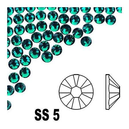 A La Swarovski SS 5 - Emerald 50 ks - Akcia - len za 1 Eur | NechtovyRaj.sk - Všetko pre Vašu krásu