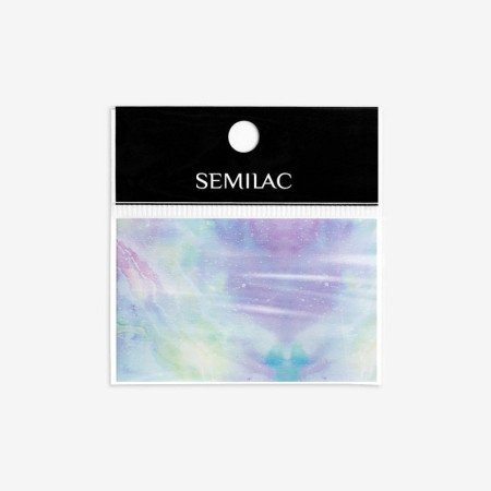 09 Semilac transfér fólia Pink & Blue Marble