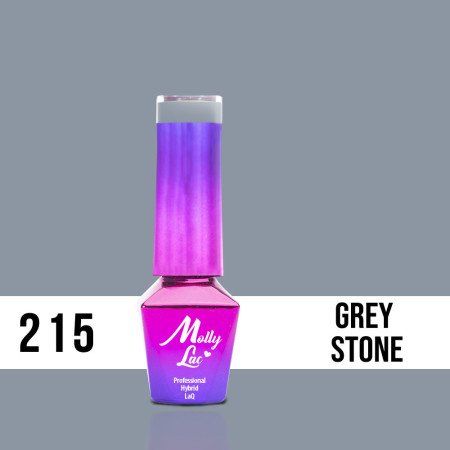 215. MOLLY LAC gél lak - Grey Stone 5ml - Akcia - len za 2.49 Eur | NechtovyRaj.sk - Všetko pre Vašu krásu