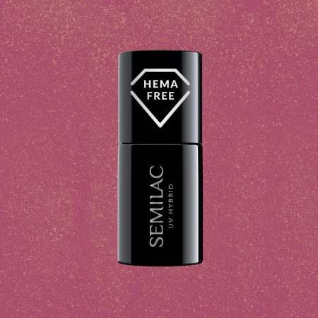 Semilac - gél lak 377 Shimmer Stone Ruby 7ml - Akcia - len za 9.9 Eur | NechtovyRaj.sk - Všetko pre Vašu krásu
