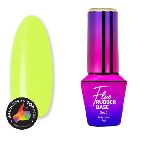 Molly Rubber báza Fluo 2v1 Cool Swirl 10g
