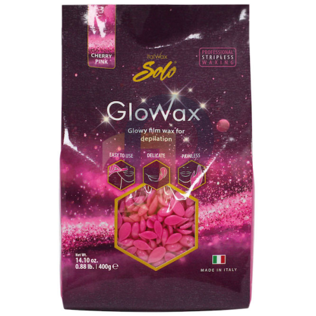 ItalWax Glowax zrniečka vosku Cherry Pink 400g - Akcia - len za 8.9 Eur | NechtovyRaj.sk - Všetko pre Vašu krásu