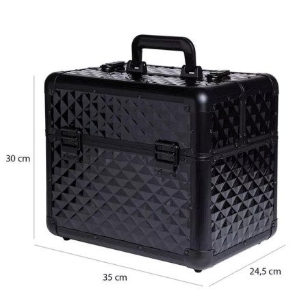 NeoNail luxusný kozmetický kufrík čierny M - len za 49.9 Eur | NechtovyRaj.sk - Všetko pre Vašu krásu