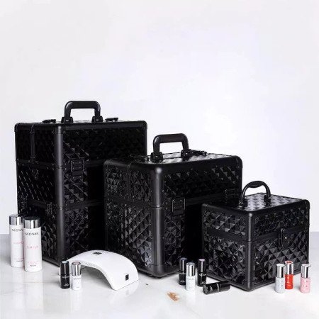 NeoNail luxusný kozmetický kufrík čierny L - Akcia - len za 69 Eur | NechtovyRaj.sk - Všetko pre Vašu krásu