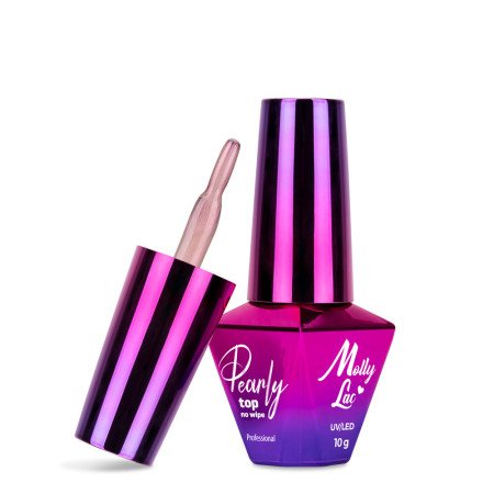 Molly Lac perleťový top coat Sepi Pink 10g - len za 9.9 Eur | NechtovyRaj.sk - Všetko pre Vašu krásu