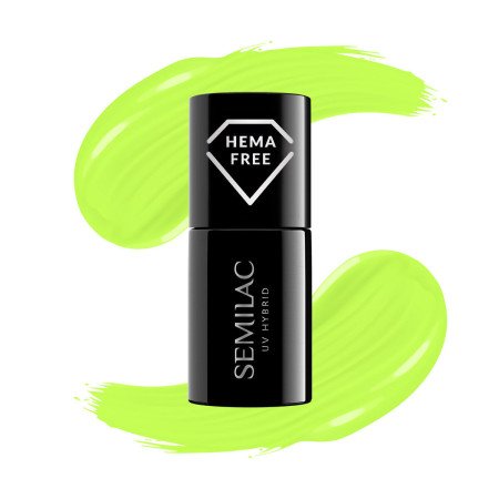 Semilac - gél lak 440 Energetic Lime 7ml
