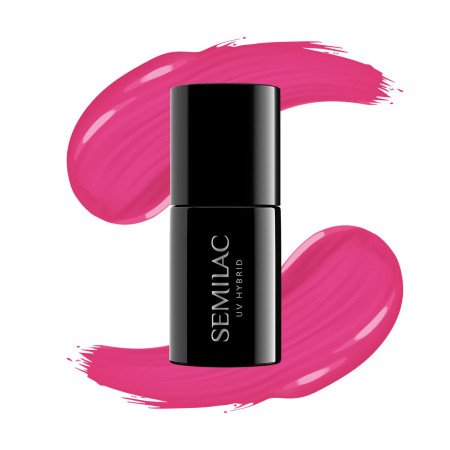 Semilac - gél lak 008 Intensive Pink 7ml - Akcia - len za 6.9 Eur | NechtovyRaj.sk - Všetko pre Vašu krásu