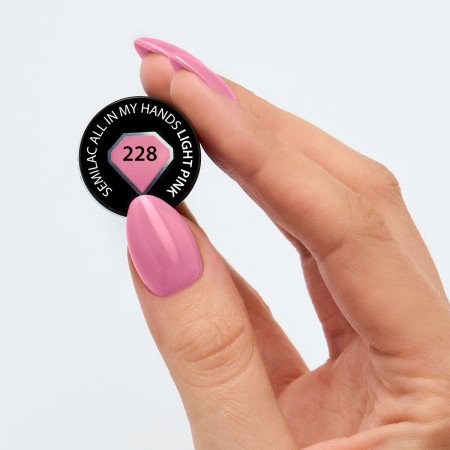 Semilac - gél lak pastelový 228 - Light Pink 7 ml - Akcia - len za 6.9 Eur | NechtovyRaj.sk - Všetko pre Vašu krásu