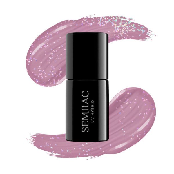 Semilac - gél lak 319 - Shimmer Dust Pink
