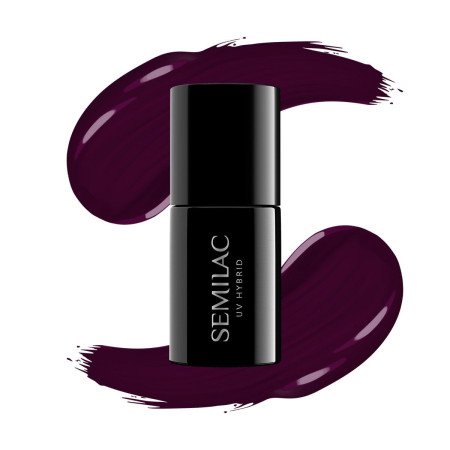 Semilac - gél lak 099 Dark Purple Wine 7ml