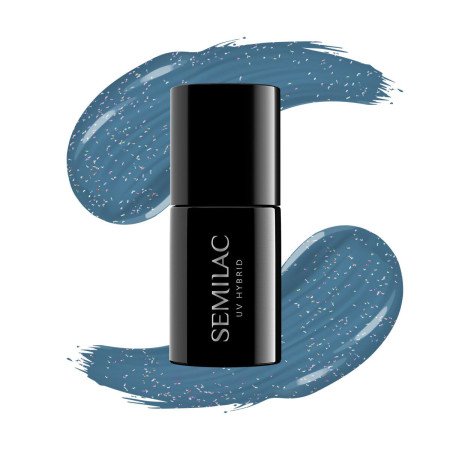 Semilac - gél lak 324 Sea Blue Shimmer 7ml - Akcia - len za 9.9 Eur | NechtovyRaj.sk - Všetko pre Vašu krásu