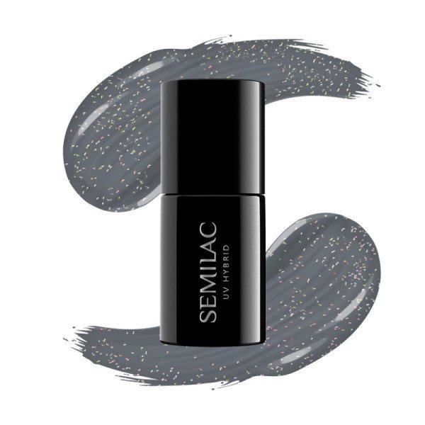 Semilac - gél lak 326 Foggy Gray Shimmer 7 ml
